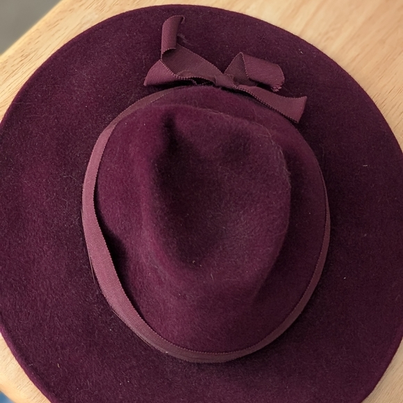 1940s Wine Vintage Tilt Hat - Picture 4 of 6